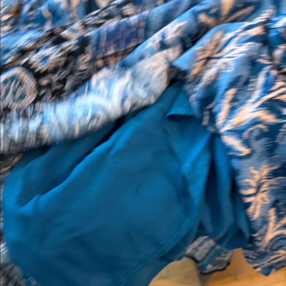 NWT Free People Mixed Emotions Bohemian Romper Blue size Large - Picture 12 of 15
